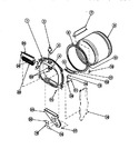 Diagram for 03 - Fr Blkhd, Air Duct, Felt Seal & Cylinder