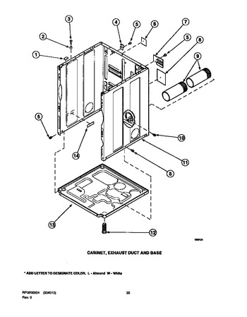 Diagram for LES19AW (BOM: PLES19AW)