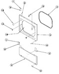 Diagram for 14 - Lower Access Panel, Front Panel And Seal