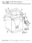 Diagram for 03 - Cabinet, Top Cover & Water Valve (rear)