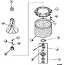 Diagram for 02 - Agitator/drive Bell/seal Kit/tub & Hub