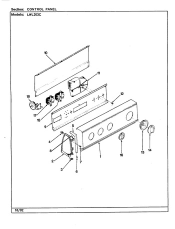 Diagram for LWL203HC