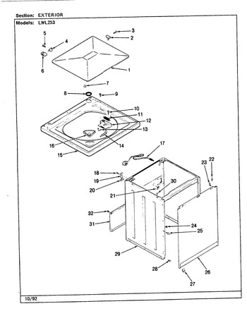 Diagram for LWL253W