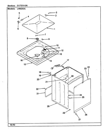 Diagram for LWM202AC