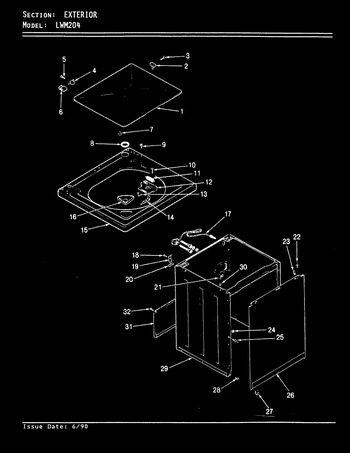 Diagram for LWM204W