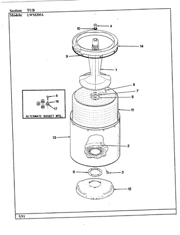 Diagram for LWM205A