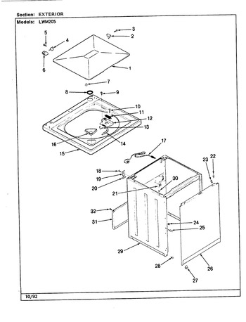 Diagram for LWM205W