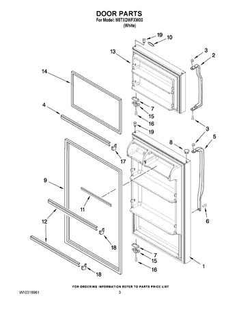 Diagram for M5TXDWFXW00