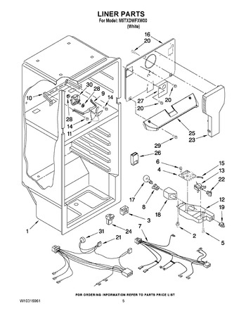 Diagram for M5TXDWFXW00