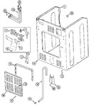 Diagram for 11 - Cabinet-rear (washer)