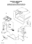 Diagram for 02 - Freezer Liner Parts