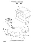 Diagram for 02 - Freezer Liner Parts