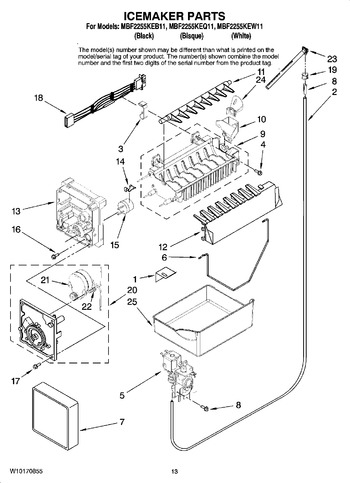 Diagram for MBF2255KEW11