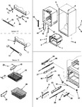 Diagram for 08 - Interior Cabinet/toe Grille/frz Shelves