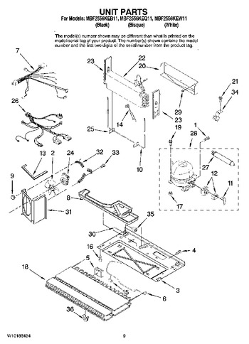 Diagram for MBF2556KEB11