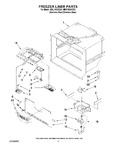 Diagram for 03 - Freezer Liner Parts