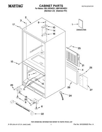 Diagram for MBR1953WES1