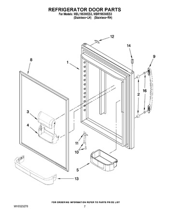 Diagram for MBL1953WES3