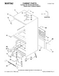 Diagram for 01 - Cabinet Parts