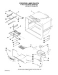 Diagram for 02 - Freezer Liner Parts