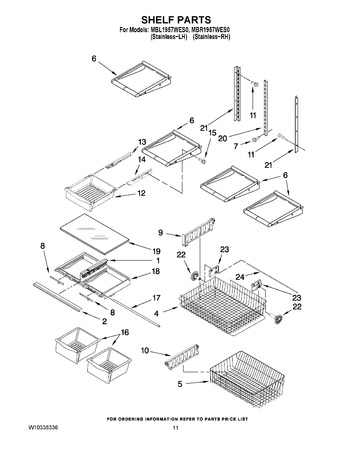 Diagram for MBR1957WES0