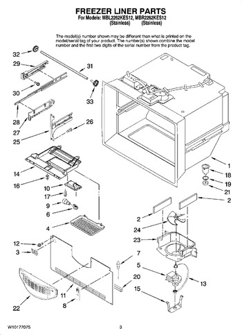 Diagram for MBR2262KES12