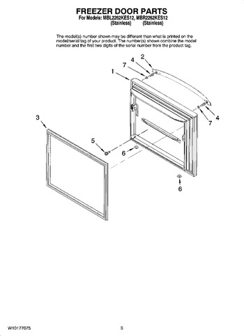 Diagram for MBR2262KES12