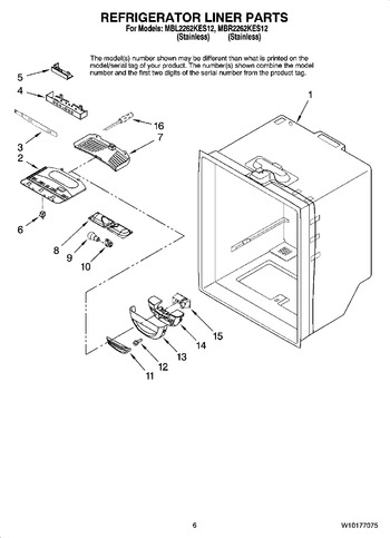 Diagram for MBR2262KES12