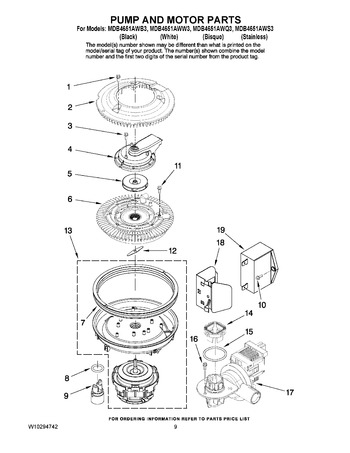 Diagram for MDB4651AWW3