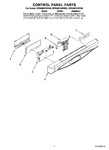 Diagram for 02 - Control Panel Parts