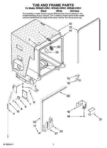 Diagram for MDB4651AWW41