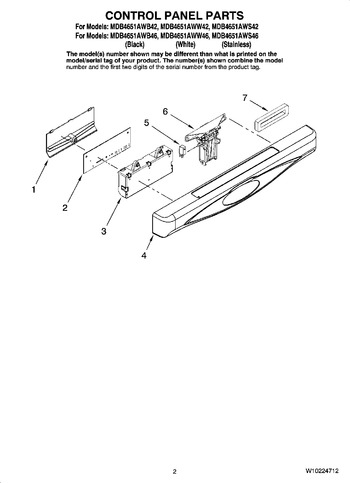 Diagram for MDB4651AWW46