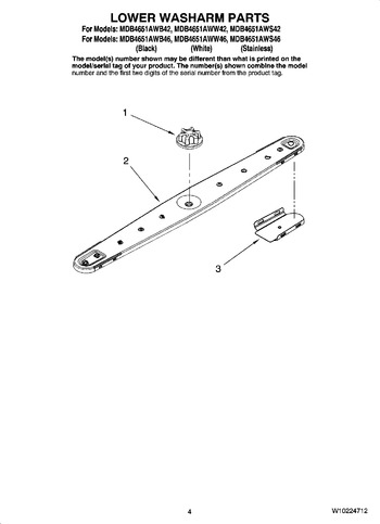 Diagram for MDB4651AWW46