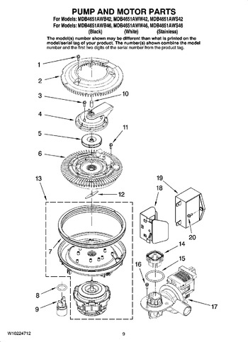 Diagram for MDB4651AWW46