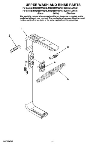 Diagram for MDB4651AWW46