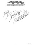 Diagram for 02 - Control Panel Parts