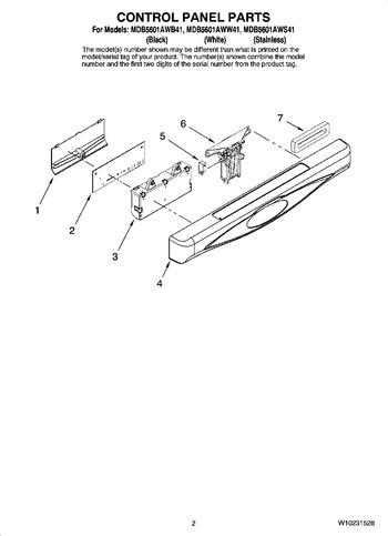 Diagram for MDB5601AWW41