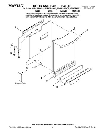 Diagram for MDB6759AWW2