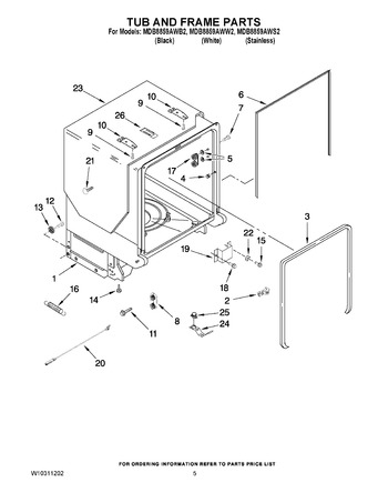 Diagram for MDB8859AWW2