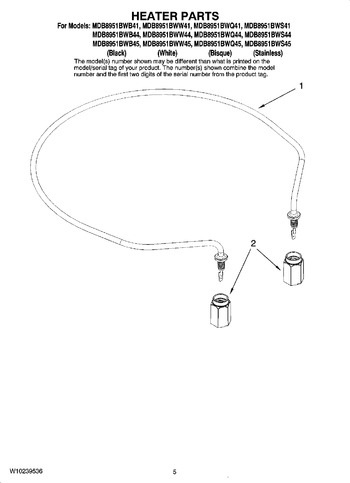 Diagram for MDB8951BWQ44