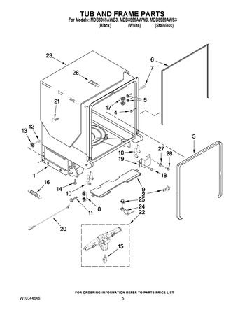 Diagram for MDB8959AWW3