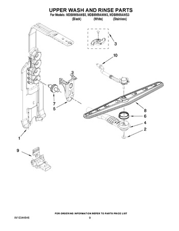 Diagram for MDB8959AWW3