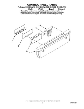 Diagram for MDBH955AWS3