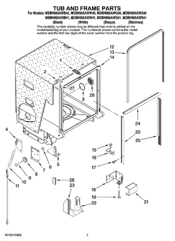 Diagram for MDBH965AWB41