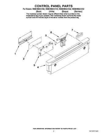 Diagram for MDBH968AWS2