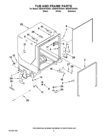 Diagram for MDBH979AWW1