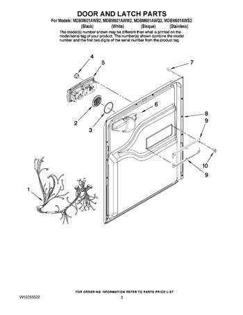 Diagram for MDBM601AWQ2