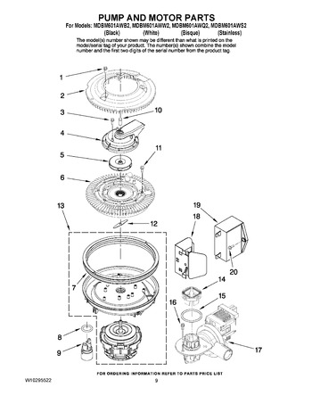 Diagram for MDBM601AWQ2