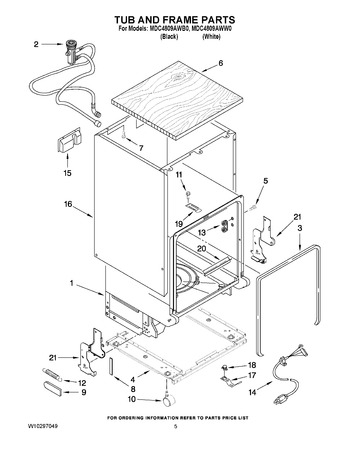 Diagram for MDC4809AWW0