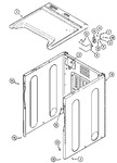 Diagram for 01 - Cabinet (mde/mdg9316awq/ayq/axw)